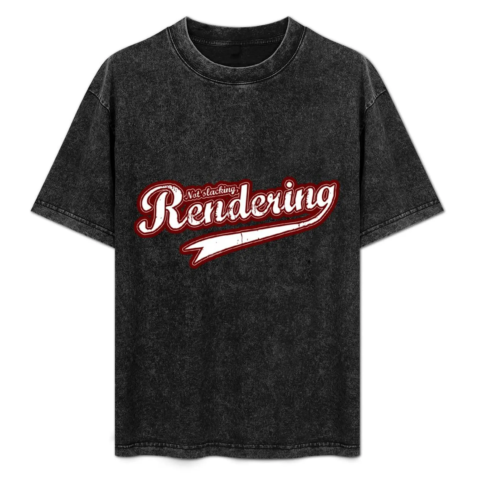 Not slacking, Rendering T-Shirt Sports Casual Breathable Tee Shirt
Not slacking, Rendering T-Shirt Sports Casual Breathable Tee Shirt