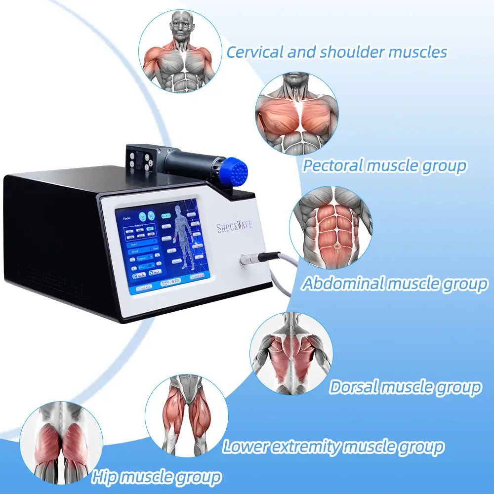 Portable ESWT Shock Wave Machine Therapy Muscle Massager Physiotherapy Pain Cellulite Remove Magnotherapy ED Health Equipment
Portable ESWT Shock Wave Machine Therapy Muscle Massager Physiotherapy Pain Cellulite Remove Magnotherapy ED Health Equipment
