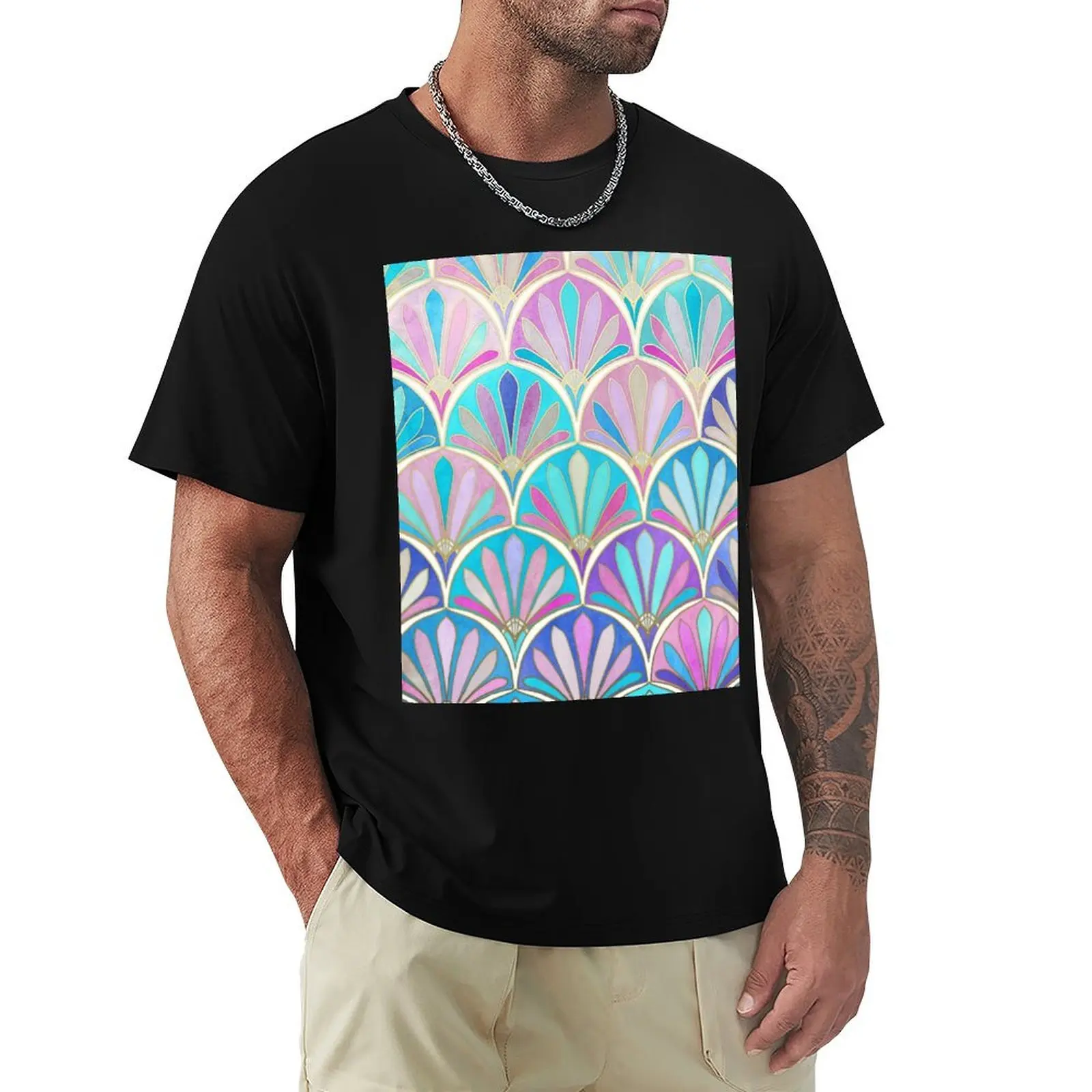 Glamorous Twenties Art Deco Pastel Pattern T-Shirt Moisture Wicking Athletic T-Shirt
Glamorous Twenties Art Deco Pastel Pattern T-Shirt Moisture Wicking Athletic T-Shirt