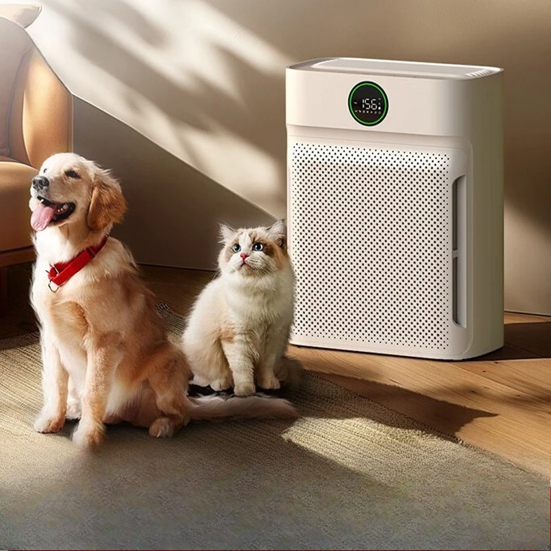 Pet Air Purifier for Cats Dogs, Formaldehyde & Allergen Removal Hair Catcher Deodorization Sterilizer
Pet Air Purifier for Cats Dogs, Formaldehyde & Allergen Removal Hair Catcher Deodorization Sterilizer