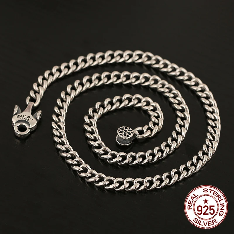 S925 Sterling Silver Necklace Simple and Fashionable Trendy Punk Personalized Sakura Long Chain
S925 Sterling Silver Necklace Simple and Fashionable Trendy Punk Personalized Sakura Long Chain