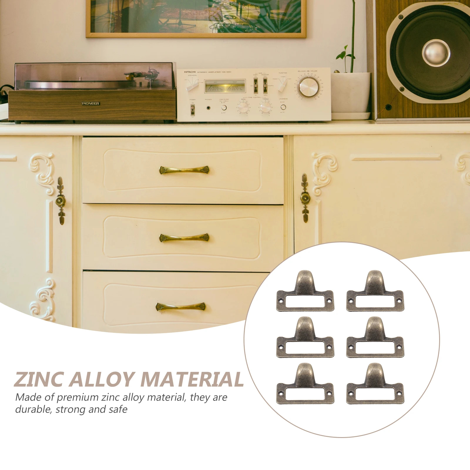 Zinc Alloy Drawer Label Frames Simple Vintage Design Furniture Cabinet Pulls Easy Install Medicine Chest Holder
Zinc Alloy Drawer Label Frames Simple Vintage Design Furniture Cabinet Pulls Easy Install Medicine Chest Holder