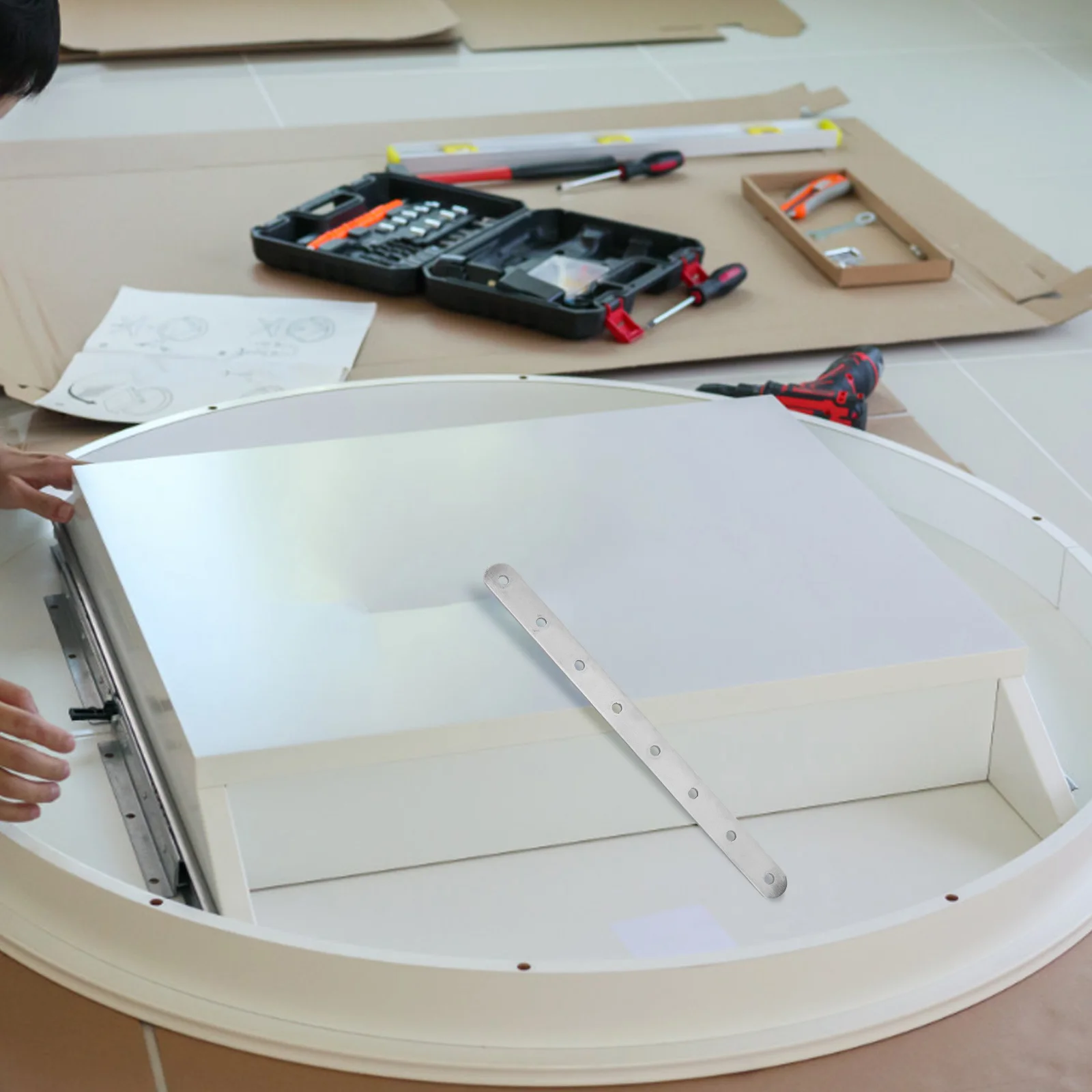 2Pcs Corner Braces for Wood Stainless Steel Plate with Holes Flat Bracket Replacement Strong Connector for Table Chair Cabinet
2Pcs Corner Braces for Wood Stainless Steel Plate with Holes Flat Bracket Replacement Strong Connector for Table Chair Cabinet