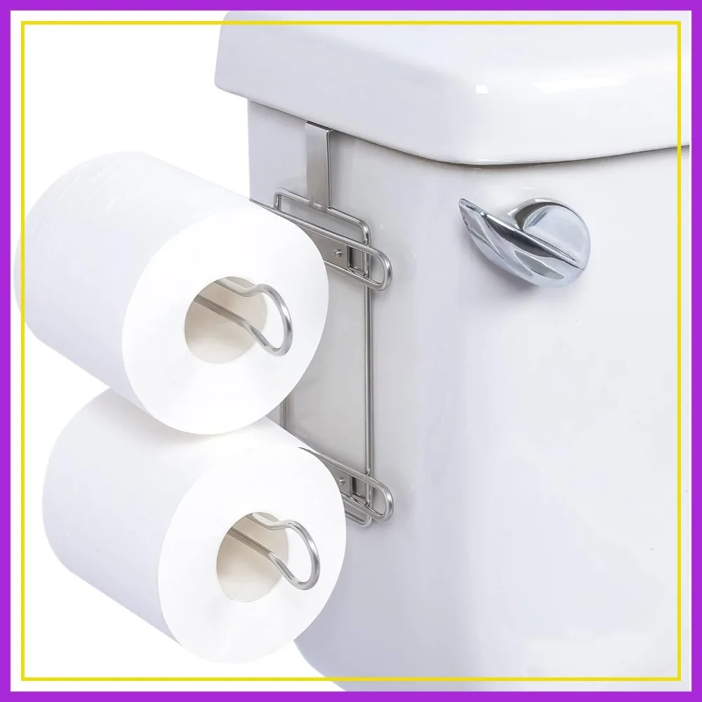 Over the Toilet Paper Roll Holder Stainless Steel Bathroom Tissue Storage Rack Chrome Finish
Over the Toilet Paper Roll Holder Stainless Steel Bathroom Tissue Storage Rack Chrome Finish