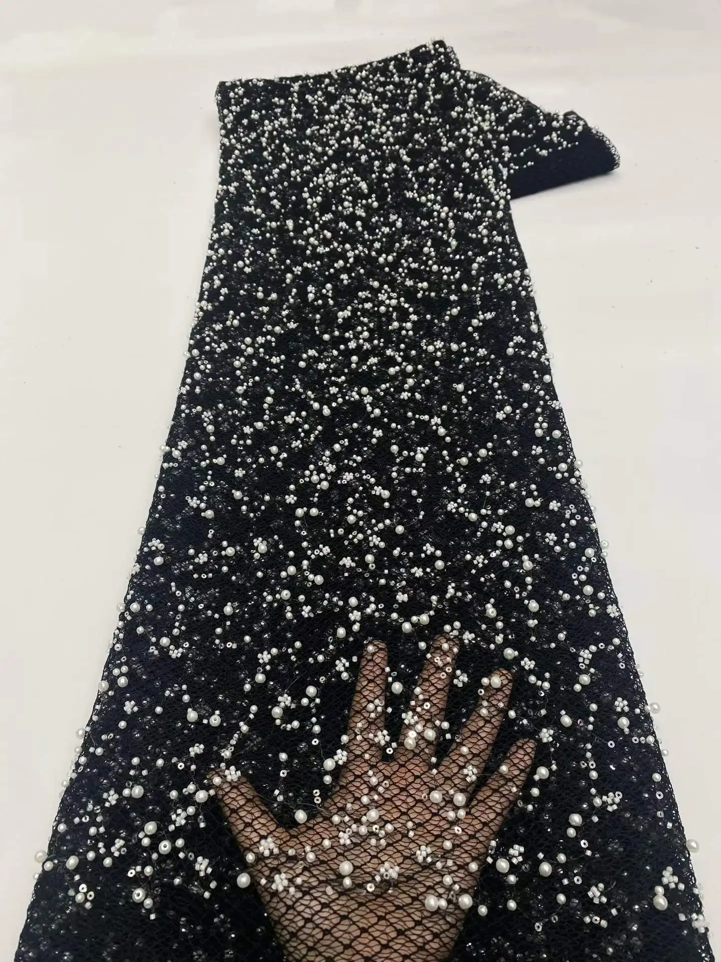 African Lace Fabric 2026 Sequins Tulle Evening Dresses for Women Embroidery French Fashion Mesh Fabrics Cloth Sewing VXZ6487
African Lace Fabric 2026 Sequins Tulle Evening Dresses for Women Embroidery French Fashion Mesh Fabrics Cloth Sewing VXZ6487