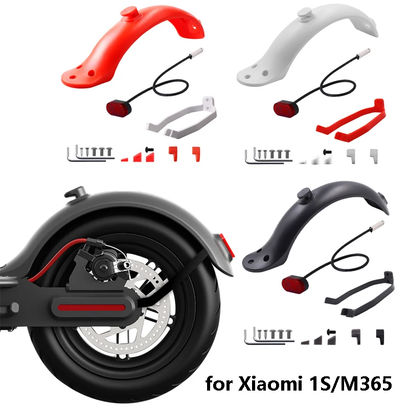 Electric Scooter Rear Fender Accessories Silicone Cap Tail Lamp Bracket Set for Xiaomi 1S/M365 Accessories Patinete
Electric Scooter Rear Fender Accessories Silicone Cap Tail Lamp Bracket Set for Xiaomi 1S/M365 Accessories Patinete