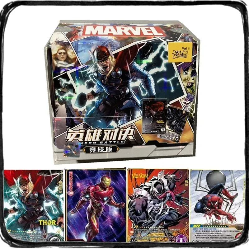 KAYOU Marvel Card Avengers Heroes Duel Card Competitive Version Iron Man Thor America Captain CR Collection Cards Birthday Toys
KAYOU Marvel Card Avengers Heroes Duel Card Competitive Version Iron Man Thor America Captain CR Collection Cards Birthday Toys