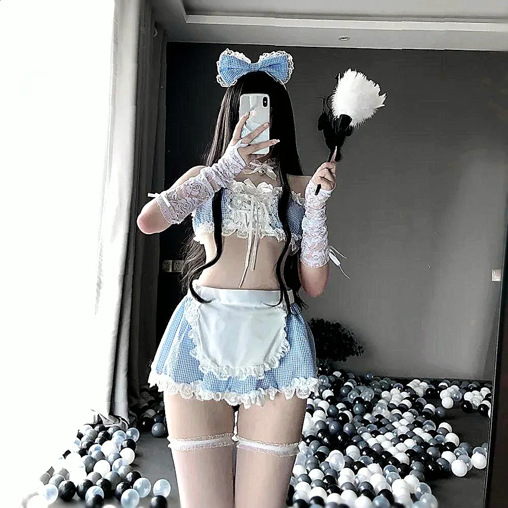 Anime Blue White Sailor Maid Outfits Nightdress Lace Kitchen Lady Apron Cosplay Uniform Bikini Outfit Sexy Lingerie
Anime Blue White Sailor Maid Outfits Nightdress Lace Kitchen Lady Apron Cosplay Uniform Bikini Outfit Sexy Lingerie