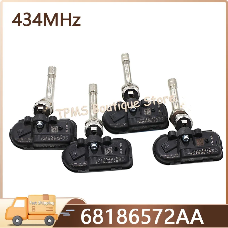 4pcs TPMS Sensor 434MHz 68186572AA 68157568AA For Ram 1500 2500 3500 Car Wheel Tires Pressure Monitor System Replacement Parts
4pcs TPMS Sensor 434MHz 68186572AA 68157568AA For Ram 1500 2500 3500 Car Wheel Tires Pressure Monitor System Replacement Parts