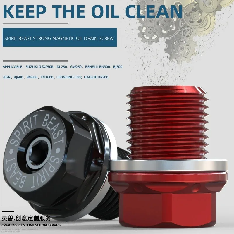 Motorcycle Oil Drain Screw Magnetic Bolt Oil Pan Nut for Suzuki GSX DL GW 250 Benelli BJ600 BN600 TNT600 Leoncino 500 SRK600
Motorcycle Oil Drain Screw Magnetic Bolt Oil Pan Nut for Suzuki GSX DL GW 250 Benelli BJ600 BN600 TNT600 Leoncino 500 SRK600