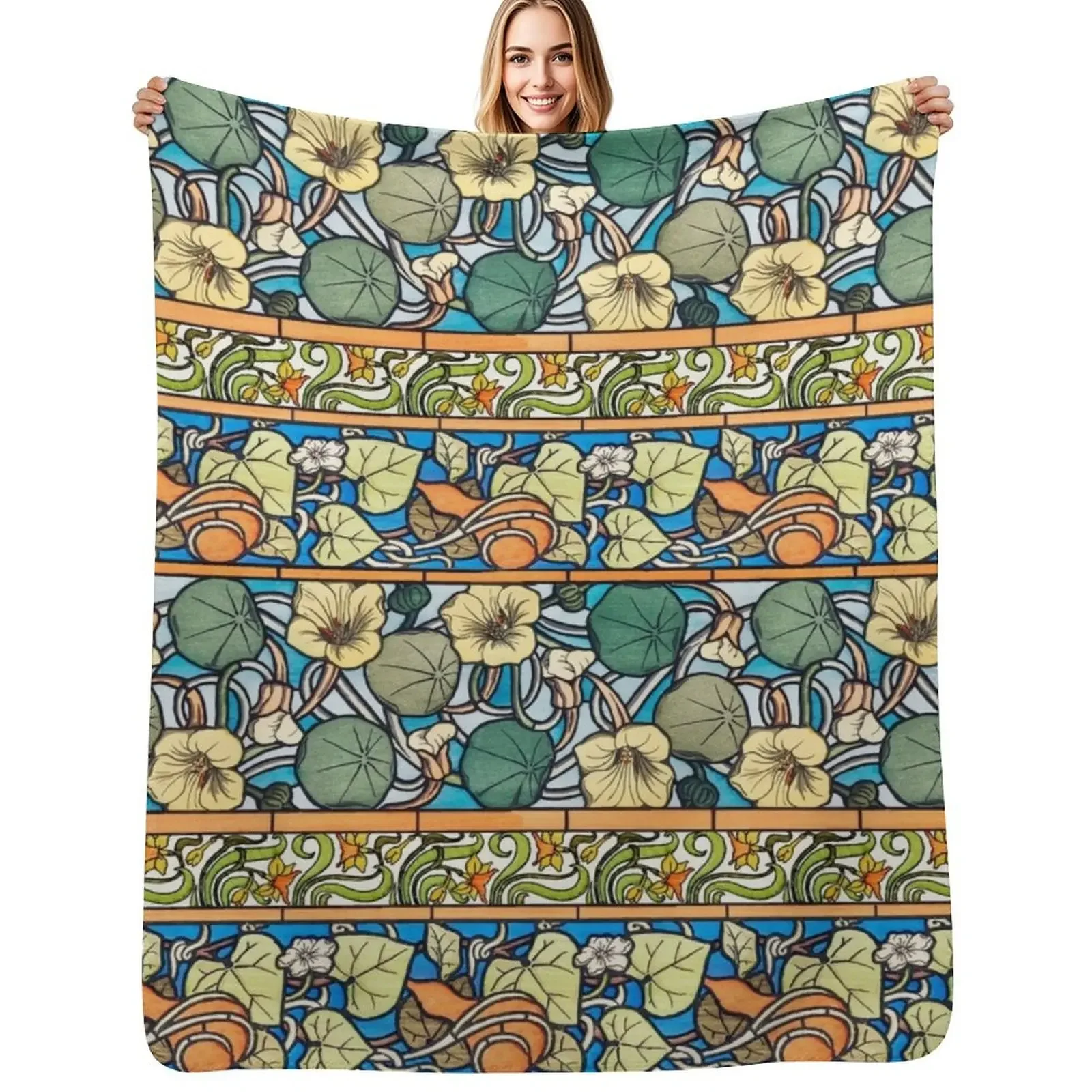 Art Deco Botanical Stripes by Maurice Pillard Verneuil Throw Blanket Sleeping Bag Quilt Nap Blankets For Bed Blanket
Art Deco Botanical Stripes by Maurice Pillard Verneuil Throw Blanket Sleeping Bag Quilt Nap Blankets For Bed Blanket