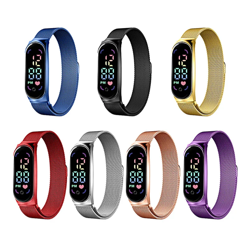 New Magnetic LED Electronic Watch Students Sports Waterproof Alloy Wristband Gift Children's Electronic Watch Wholesale
New Magnetic LED Electronic Watch Students Sports Waterproof Alloy Wristband Gift Children's Electronic Watch Wholesale