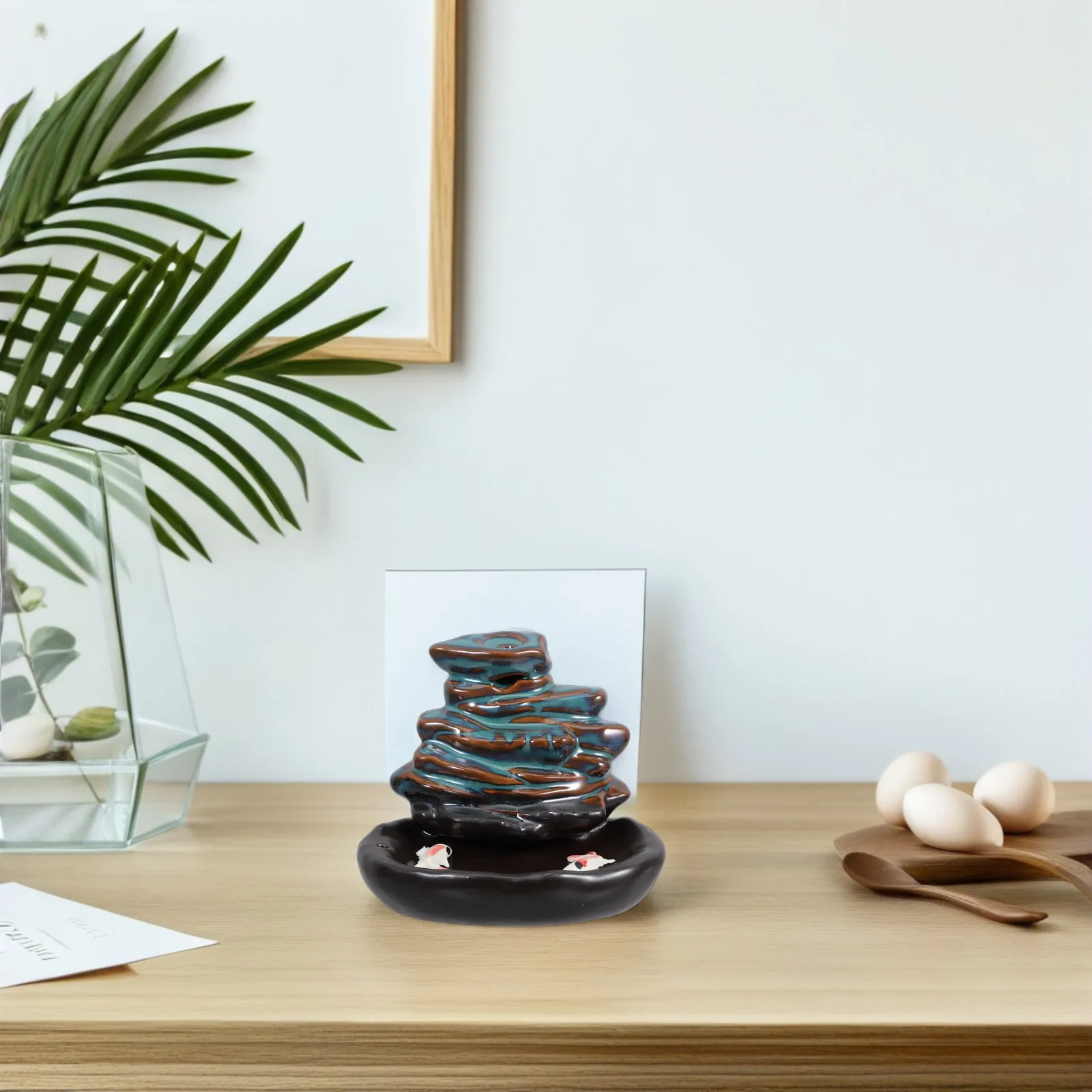 Ceramic Incense Burner Waterfall Effect Decor Indoor Ornament Compact Ceramic Backflow Holder Aromatic Cones Smoke
Ceramic Incense Burner Waterfall Effect Decor Indoor Ornament Compact Ceramic Backflow Holder Aromatic Cones Smoke