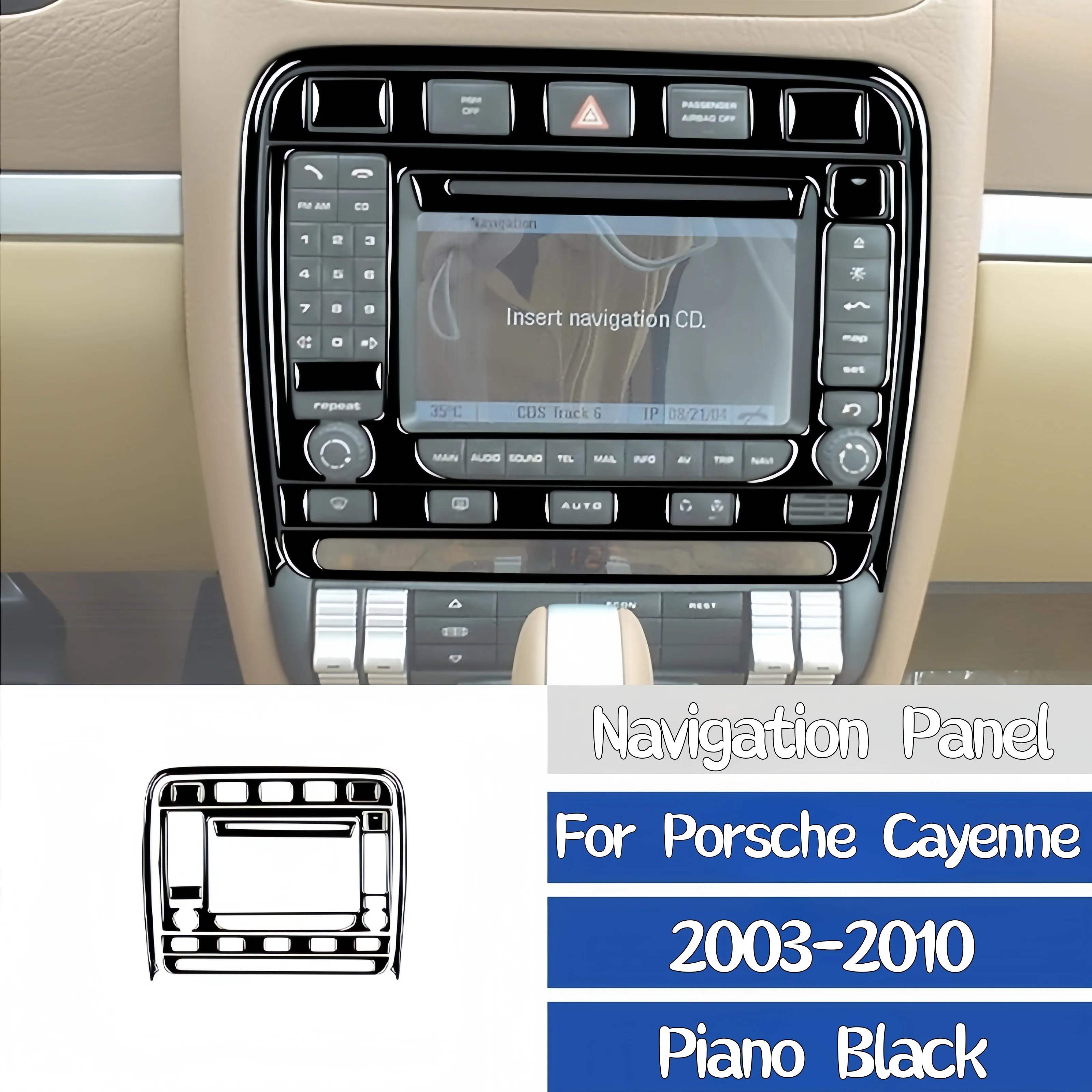 Для Porsche Cayenne 2003-2010 Piano Black Автомобильное центральное управление, навигационная панель, рамка, декоративная наклейка, авто Зуehör
Для Porsche Cayenne 2003-2010 Piano Black Автомобильное центральное управление, навигационная панель, рамка, декоративная наклейка, авто Зуehör
