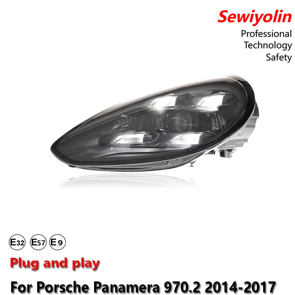Car Headlights Assemblies For Porsche Panamera 970.2 2014-2017 Upgraded LED Head lamps DRL Brake Turn Signal Lamp Plug and Play
Car Headlights Assemblies For Porsche Panamera 970.2 2014-2017 Upgraded LED Head lamps DRL Brake Turn Signal Lamp Plug and Play