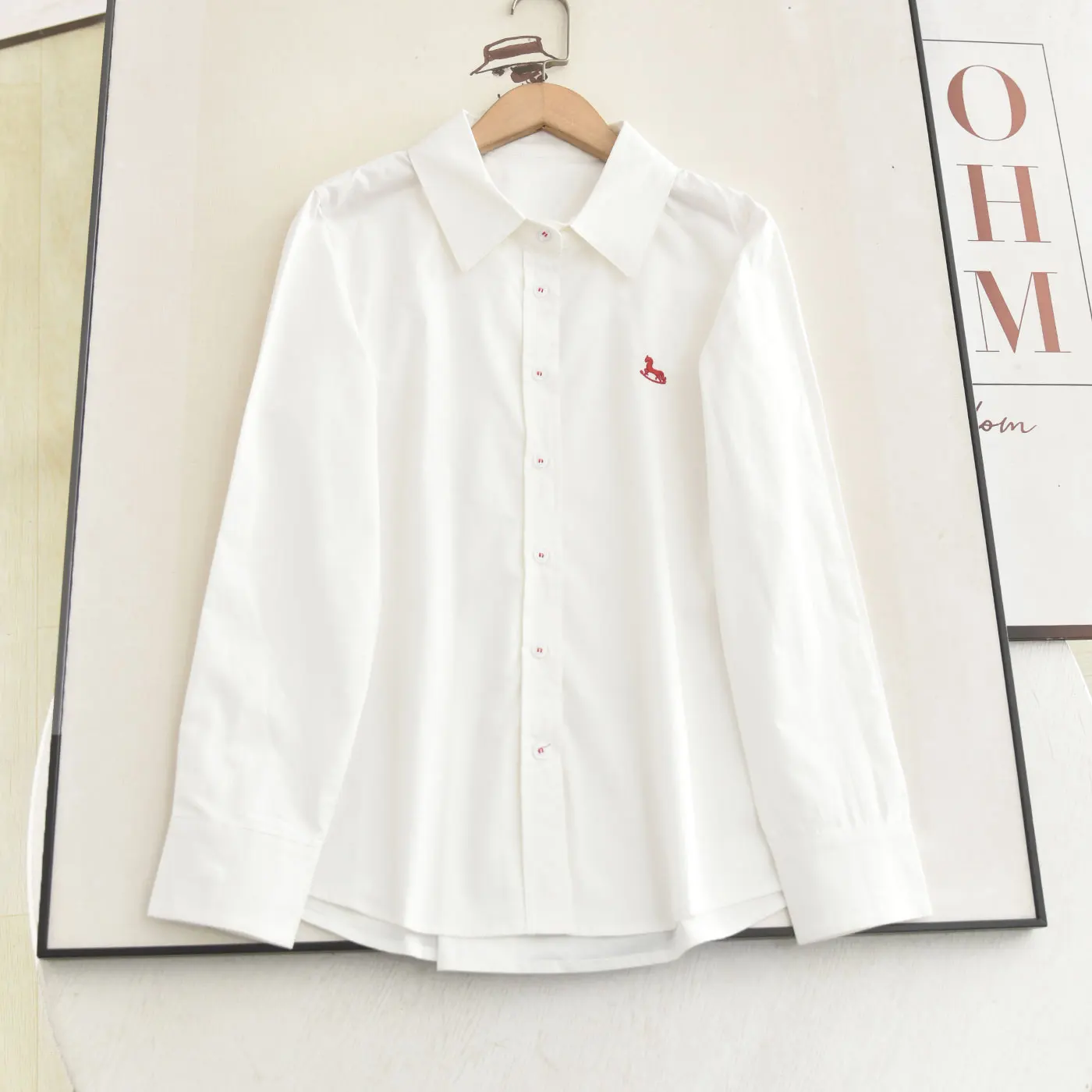 Ele Ne Embroidered irt Women's Commute Sle Long Sve Breathable Spring 2026 Slimming Top
Ele Ne Embroidered irt Women's Commute Sle Long Sve Breathable Spring 2026 Slimming Top