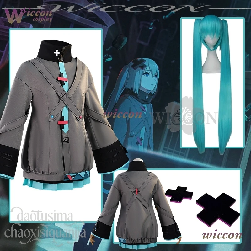 Красочная сцена проекта Sekai! Костюм аниме, серое пальто Y2K Jirai Kei, головные уборы для девочек, косплей, фильм: A Mikkuu Who Can't Sing
Красочная сцена проекта Sekai! Костюм аниме, серое пальто Y2K Jirai Kei, головные уборы для девочек, косплей, фильм: A Mikkuu Who Can't Sing