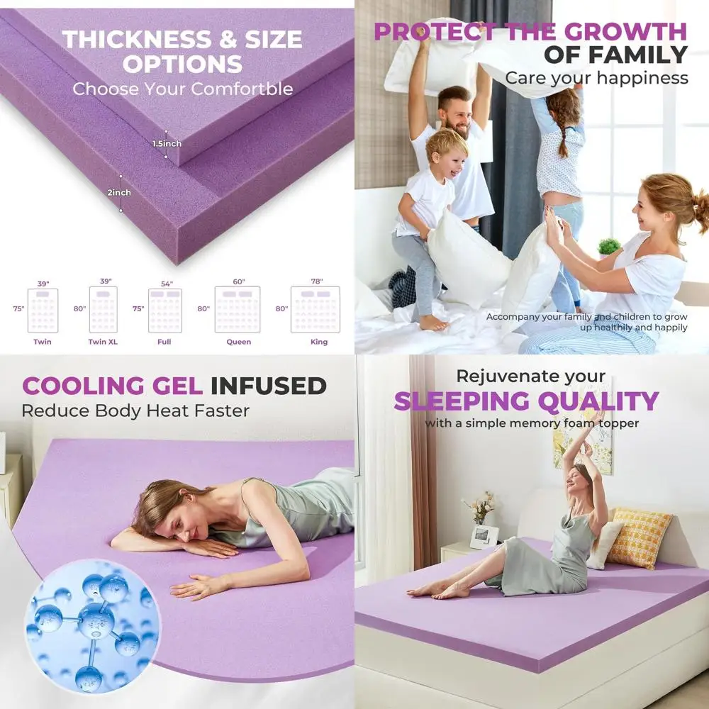 2-дюймовый вентилируемый гелевый наматрасник из пены с эффектом памяти King Size — мягкий, снимающий давление, дышащий коврик для кровати, CertiPUR-US Certifie
2-дюймовый вентилируемый гелевый наматрасник из пены с эффектом памяти King Size — мягкий, снимающий давление, дышащий коврик для кровати, CertiPUR-US Certifie