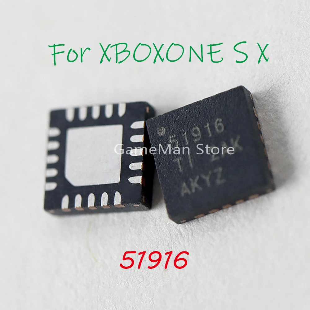 50 шт., запасной оригинальный новый чип Power IC 51916, совместимый с XBOXONE S X U9F1
50 шт., запасной оригинальный новый чип Power IC 51916, совместимый с XBOXONE S X U9F1