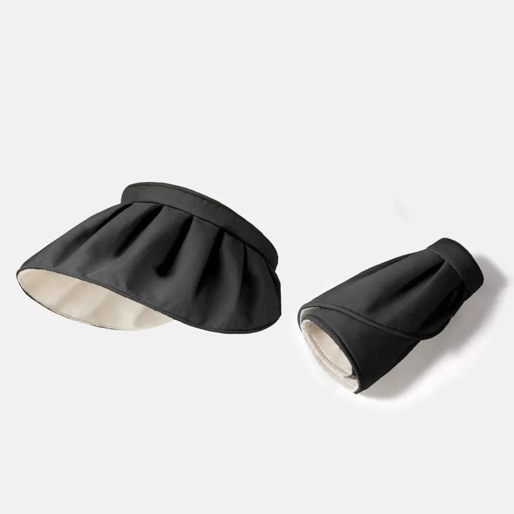 Fashion Sweet Sun Protection Cap Headband Topless Female Shell Hat UV Protection Wide Brim Foldable Visor Cap Outdoor 
Fashion Sweet Sun Protection Cap Headband Topless Female Shell Hat UV Protection Wide Brim Foldable Visor Cap Outdoor