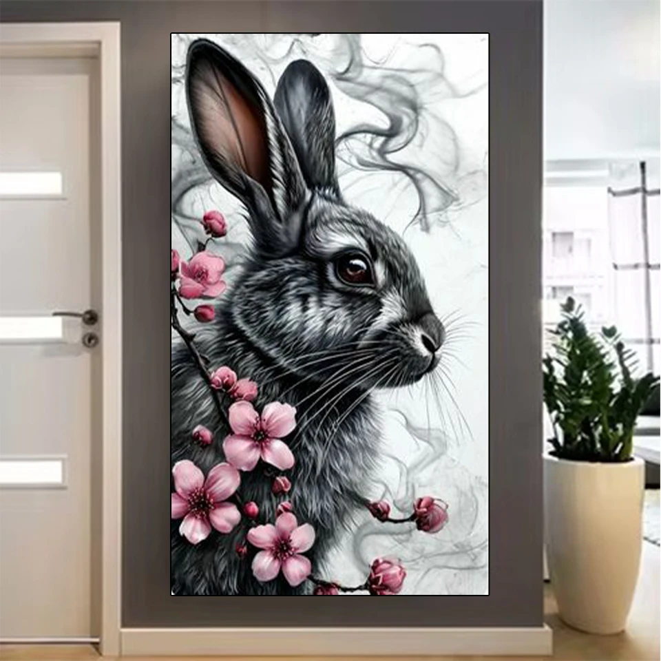Rabbit DIY Diamond Flower Painting Handmade Round Square Diamond Mosaic Animal Diamond Embroidery Art Festival Gift
Rabbit DIY Diamond Flower Painting Handmade Round Square Diamond Mosaic Animal Diamond Embroidery Art Festival Gift