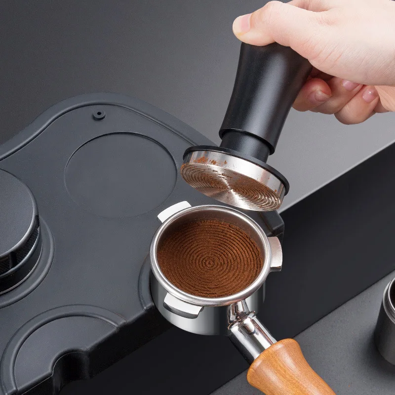 Balanced elastic powder press Stainless steel coffee machine handle constant pressure filled spring hammer
Balanced elastic powder press Stainless steel coffee machine handle constant pressure filled spring hammer