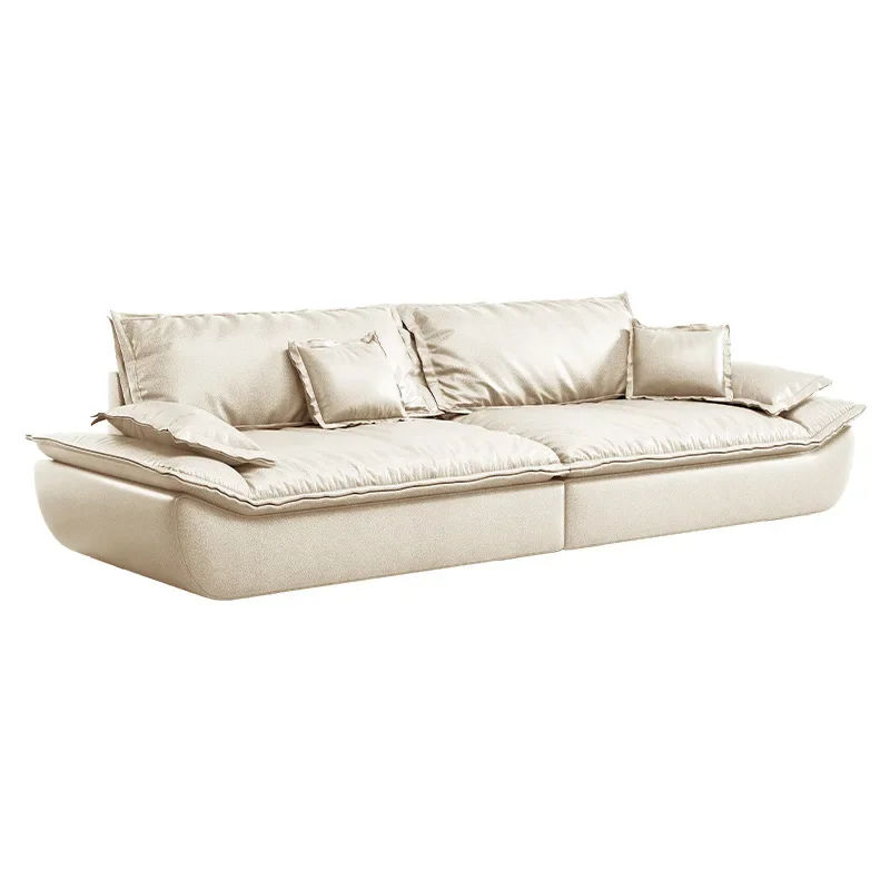 Italian light luxury sofa living room fabric sofa small apartment thickened three people
Italian light luxury sofa living room fabric sofa small apartment thickened three people