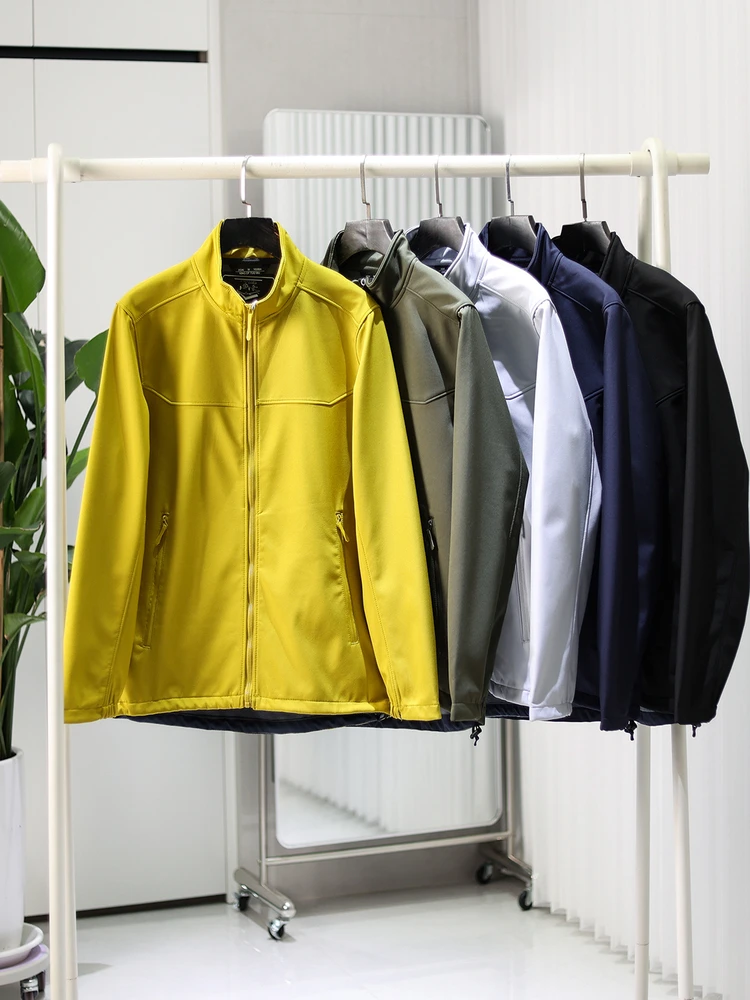 Outdoor Men's Fce Lined 3D Tailored Soft ell Jaet Windproof Waterproof Cosite Warm Velvet Stand Collar Autumn Winte...
Outdoor Men's Fce Lined 3D Tailored Soft ell Jaet Windproof Waterproof Cosite Warm Velvet Stand Collar Autumn Winte...