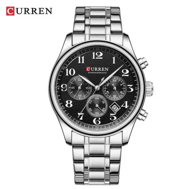 CURREN 8466 Men's Watch Luxury Brand Quartz Watch Chronograph Exquisite Round Dial with Automatic Date Waterproof Watch reloj
CURREN 8466 Men's Watch Luxury Brand Quartz Watch Chronograph Exquisite Round Dial with Automatic Date Waterproof Watch reloj