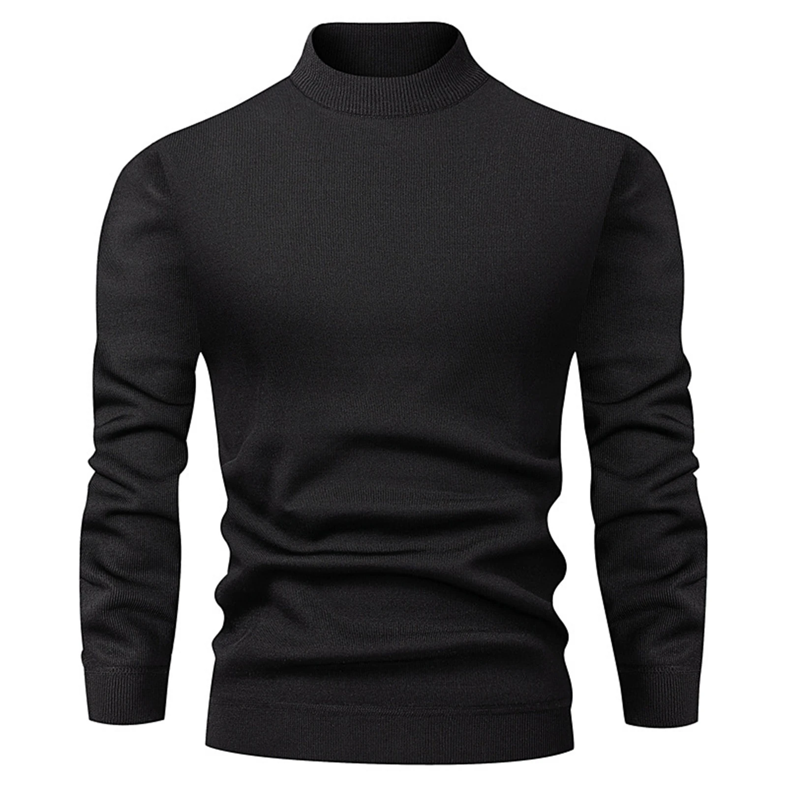 Men'S Half Turtleneck Sweater Solid Color Simple Top High Elastic Skin-Friendly Basic Style Daily Wear Autumn Winter All-Match
Men'S Half Turtleneck Sweater Solid Color Simple Top High Elastic Skin-Friendly Basic Style Daily Wear Autumn Winter All-Match