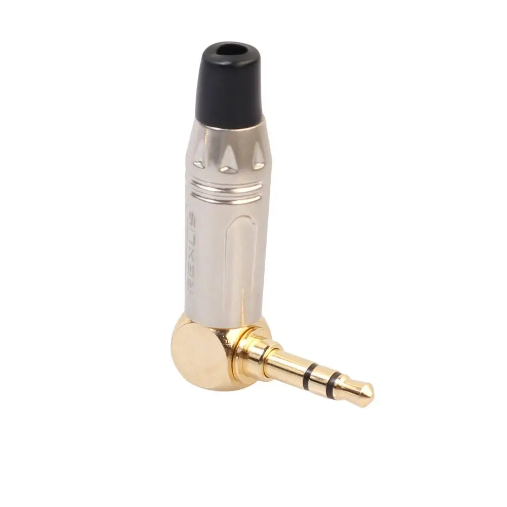90 Degree L-Type 3.5mm Jack Plug Headphone Soldering Connector Stereo Audio Converter Headphone Adapter Right Angle
90 Degree L-Type 3.5mm Jack Plug Headphone Soldering Connector Stereo Audio Converter Headphone Adapter Right Angle