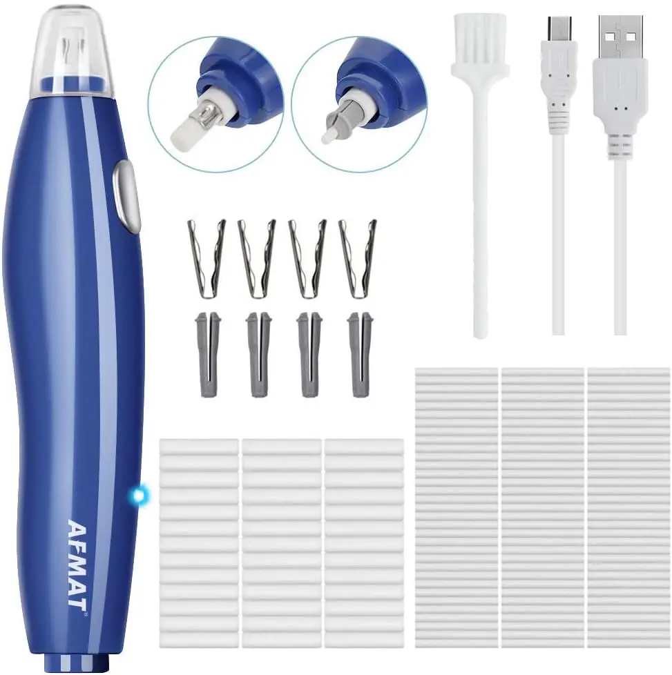 Rechargeable Electric Eraser with 140 Refills, 2 Sizes, USB-C, for Artists & Drafting
Rechargeable Electric Eraser with 140 Refills, 2 Sizes, USB-C, for Artists & Drafting