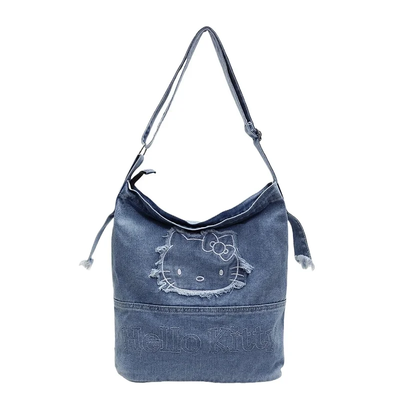 Hello Kitty Luxury Denim Underarm Bag Handbag Purse for Women Girls Student Large Capacity Crossbody Shoulder Bag Fashion
Hello Kitty Luxury Denim Underarm Bag Handbag Purse for Women Girls Student Large Capacity Crossbody Shoulder Bag Fashion