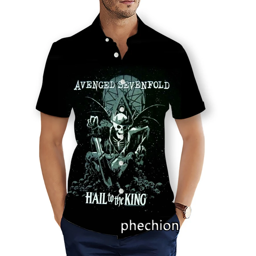 phechion Mens Short Sleeve Beach Shirts Avenged Sevenfold 3D Print Casual Shirts Fashion Streetwear Men Tops X240
phechion Mens Short Sleeve Beach Shirts Avenged Sevenfold 3D Print Casual Shirts Fashion Streetwear Men Tops X240