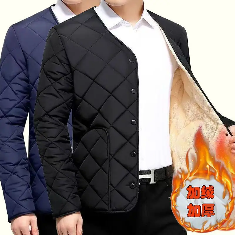 Men's Winter Thiened Cotton Jaet Warm Fce Lined Loose Long Sve Anti Cold Home Wear for Middle Aged And ly
Men's Winter Thiened Cotton Jaet Warm Fce Lined Loose Long Sve Anti Cold Home Wear for Middle Aged And ly