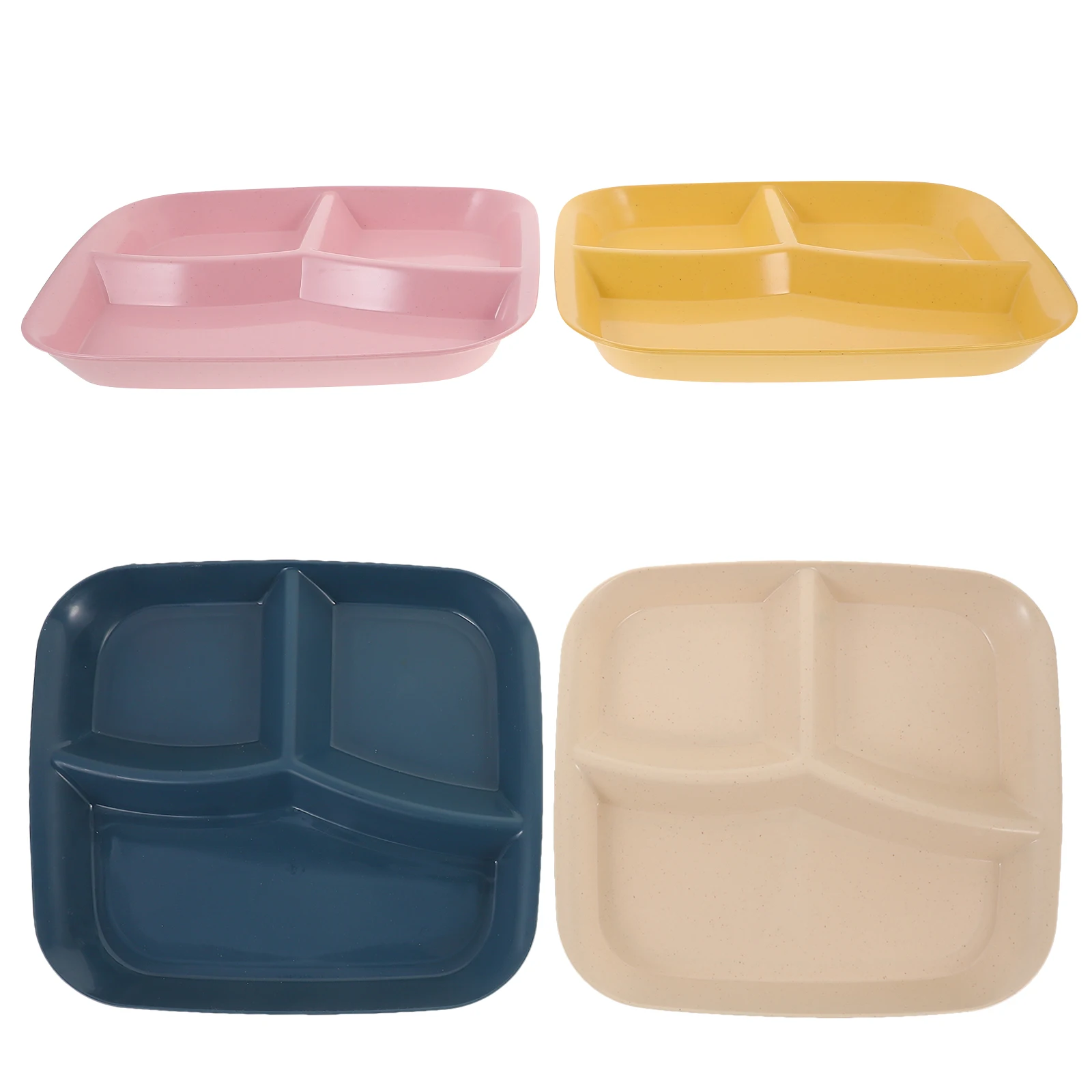 4 Pcs Three compartment Serving Plate Separated Household Tableware Fruits Vegetables Dessert Multifunctional PP
4 Pcs Three compartment Serving Plate Separated Household Tableware Fruits Vegetables Dessert Multifunctional PP