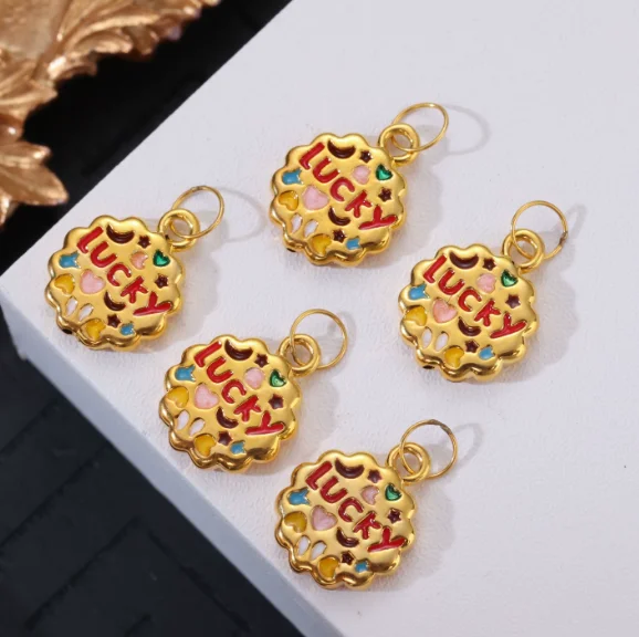 18k karat gold pendant for girls lucky pendant au750 jewelry accessories
18k karat gold pendant for girls lucky pendant au750 jewelry accessories