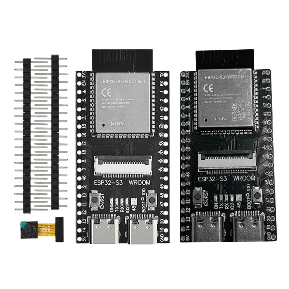 ESP32-S3-WROOM плата камеры BT 2,4G Wifi модуль встроенной камеры, беспроводная камера, макетная плата 240 МГц, 32 ядра, плата для камеры OV2640
ESP32-S3-WROOM плата камеры BT 2,4G Wifi модуль встроенной камеры, беспроводная камера, макетная плата 240 МГц, 32 ядра, плата для камеры OV2640