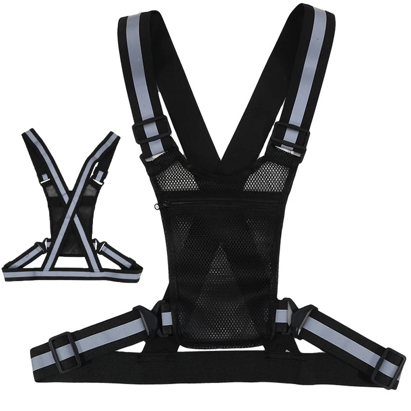 Светоотражающий жилет высокой видимости, светоотражающие ремни, одежда для ночного бега и велоспорта, жилет, регулируемый защитный жилет, снаряжение для верховой езды
Светоотражающий жилет высокой видимости, светоотражающие ремни, одежда для ночного бега и велоспорта, жилет, регулируемый защитный жилет, снаряжение для верховой езды