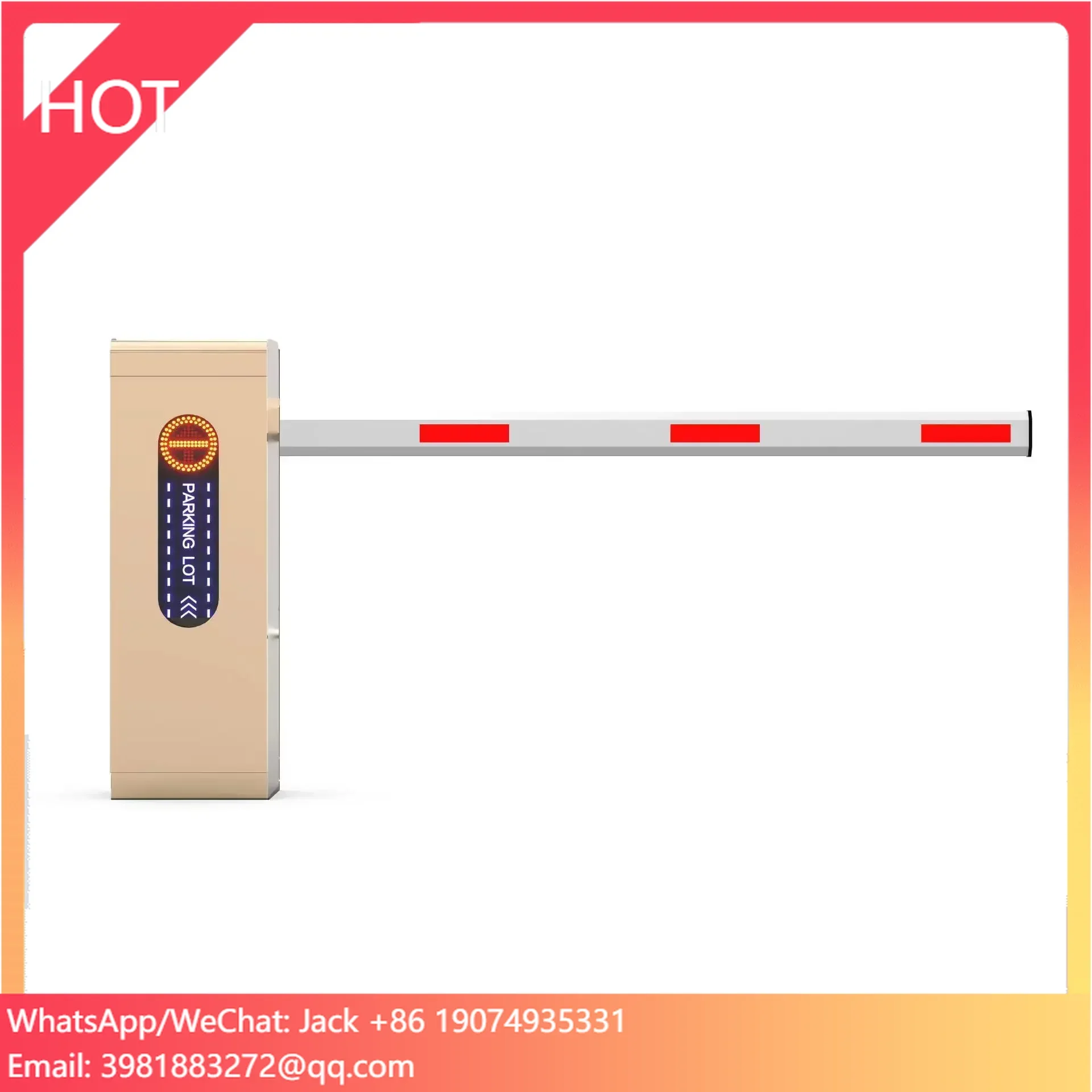 Parking Lots LED Lighting Brushless Motor Road Blocker Telescopic Boom Card Swipe Vehicle Traffic Control Boom Barrier
Parking Lots LED Lighting Brushless Motor Road Blocker Telescopic Boom Card Swipe Vehicle Traffic Control Boom Barrier