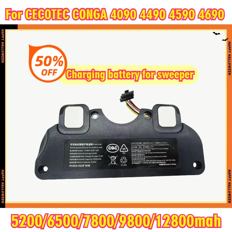 14.8V Replacement Battery Pack for Cecotec Conga 4090 4590 4690 Series Robot Vacuum Cleaner Brand New Li-ion Battery
14.8V Replacement Battery Pack for Cecotec Conga 4090 4590 4690 Series Robot Vacuum Cleaner Brand New Li-ion Battery
