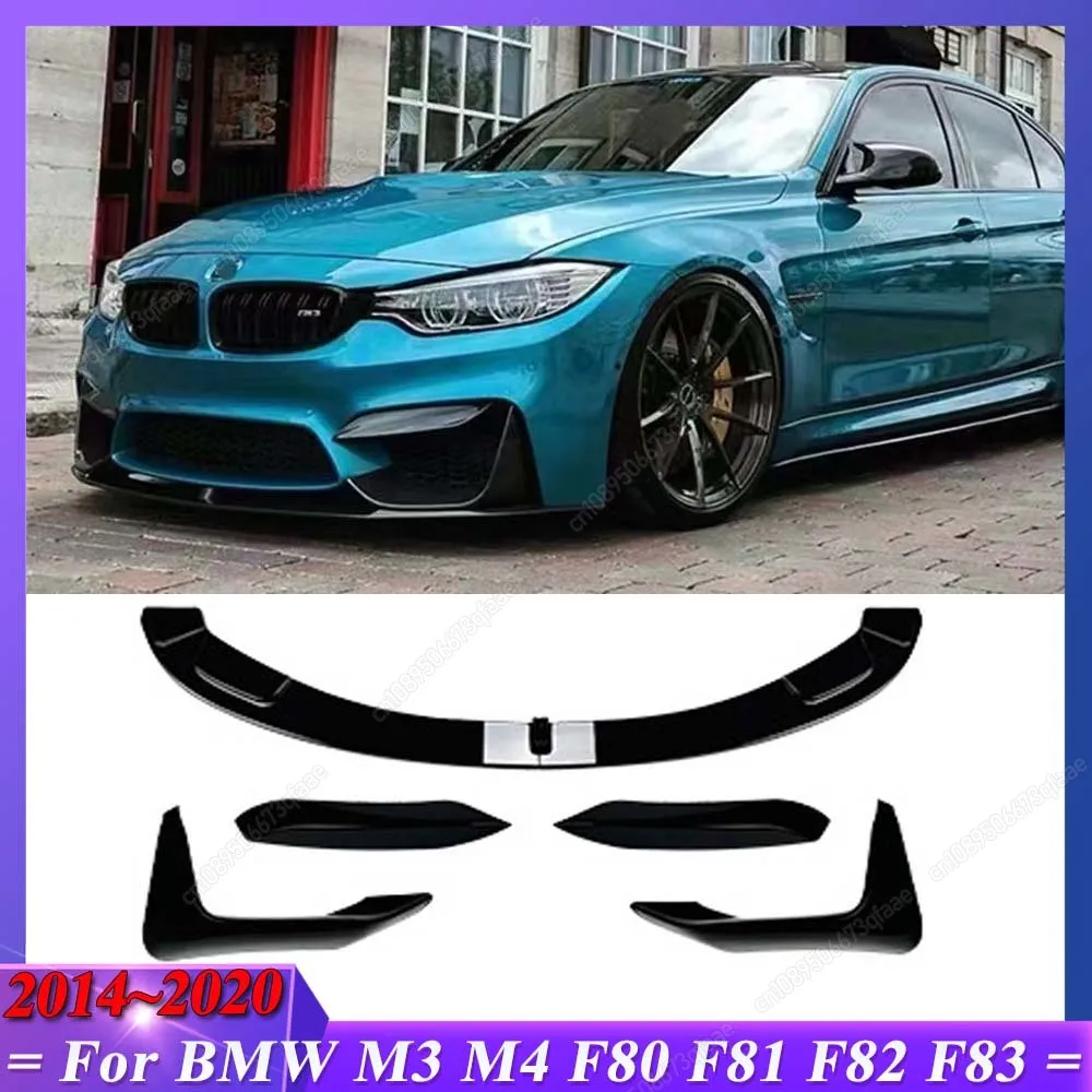 For BMW M3 F80 F81 M4 F82 F83 2014-2020 ABS Gloss Black Car Front Bumper Lip Spoiler Splitter Diffuser Body Kits MP Style Tuning
For BMW M3 F80 F81 M4 F82 F83 2014-2020 ABS Gloss Black Car Front Bumper Lip Spoiler Splitter Diffuser Body Kits MP Style Tuning