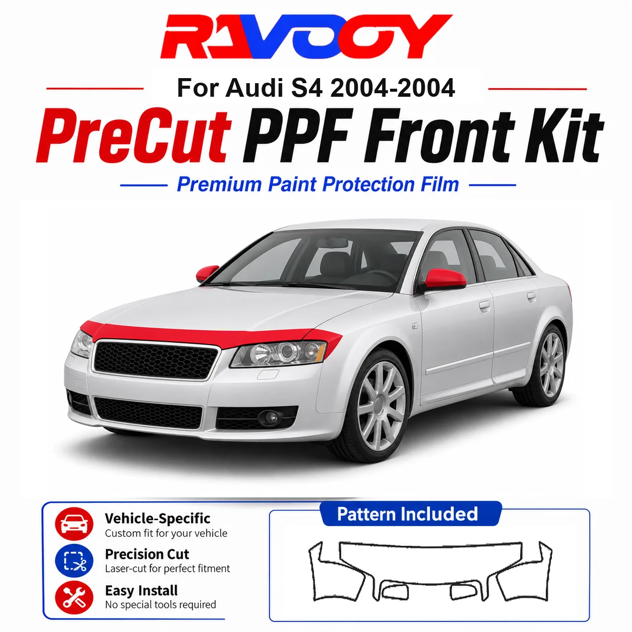 8.5mil TPU Precut PPF Kit For 2025-2026 Acura ADX - Hood, Partial Fenders & Full Mirror Set - Self-Healing Gloss Clear Bra Film
8.5mil TPU Precut PPF Kit For 2025-2026 Acura ADX - Hood, Partial Fenders & Full Mirror Set - Self-Healing Gloss Clear Bra Film