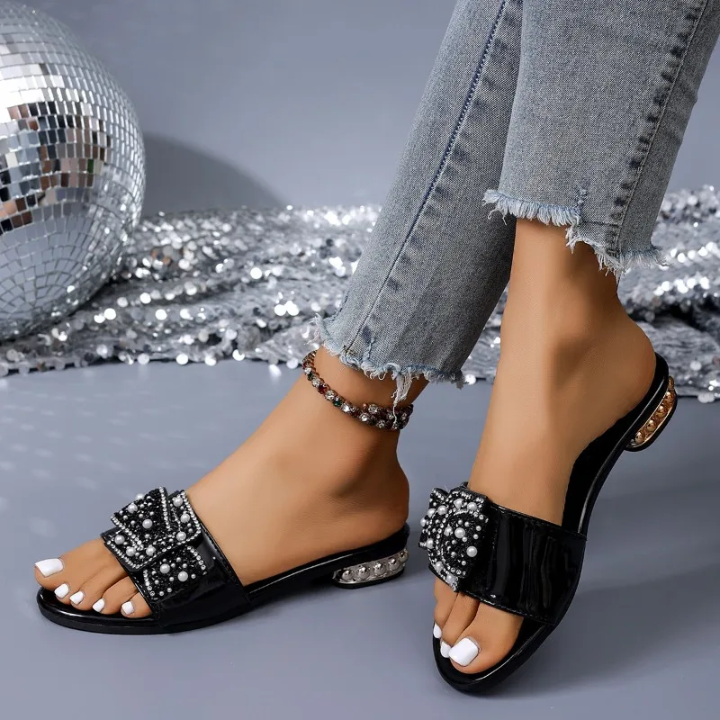 Bohemian Style Women's Sandals Fashion Rhinestone Flat Bottom Women's Slippers Comfort Beach Women's Shoes Sandalias De Mujer
Bohemian Style Women's Sandals Fashion Rhinestone Flat Bottom Women's Slippers Comfort Beach Women's Shoes Sandalias De Mujer