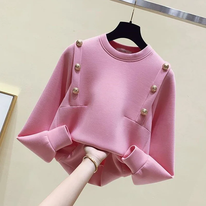 2024 Autumn And Winter New Hoodie Ladies jacket Round Neck Design Sense Fashion Joker Fashion Loose Sweater Top Woman
2024 Autumn And Winter New Hoodie Ladies jacket Round Neck Design Sense Fashion Joker Fashion Loose Sweater Top Woman