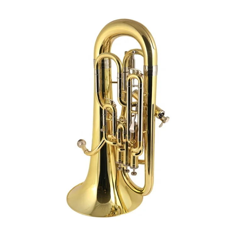 Hooqu Factory Directly Sale Musical Brasswind Instrument Gold Lacquer Euphonium
Hooqu Factory Directly Sale Musical Brasswind Instrument Gold Lacquer Euphonium