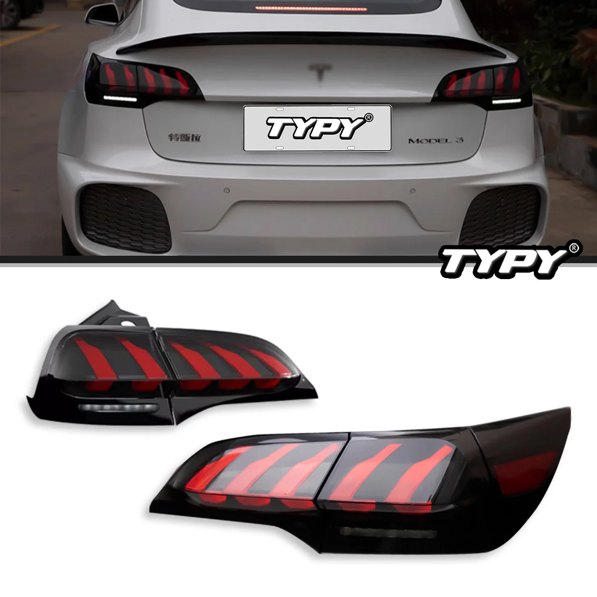 TYPY Car Lights Replace Tuning Lightings Taillight Auto Taillamp Tail Light for Tesla Model 3 Y 2019 2020 2021 2022
TYPY Car Lights Replace Tuning Lightings Taillight Auto Taillamp Tail Light for Tesla Model 3 Y 2019 2020 2021 2022