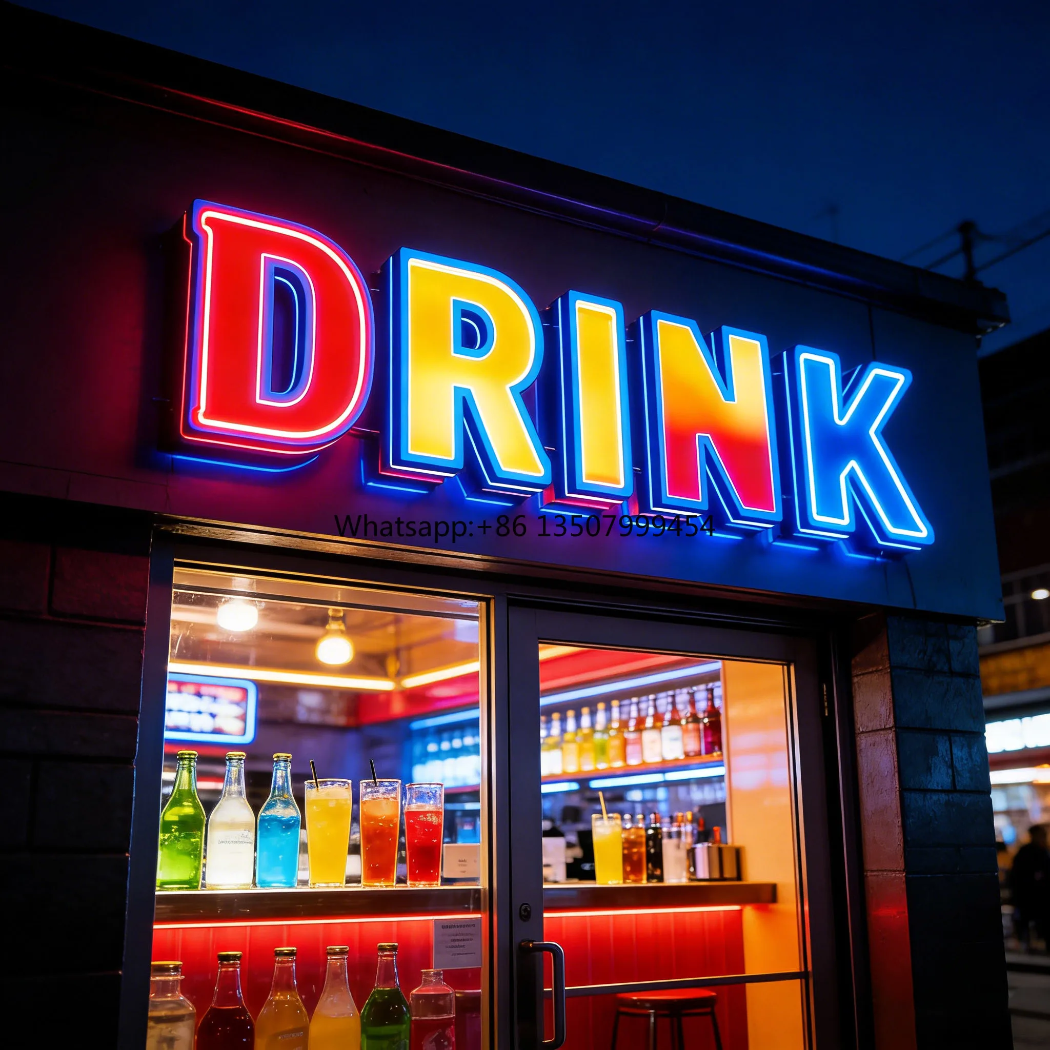 3D Full-color Super RGB Letters Custom Waterproof RGB Letters Programming Sign With Remote Control for Business Outdoor logo
3D Full-color Super RGB Letters Custom Waterproof RGB Letters Programming Sign With Remote Control for Business Outdoor logo