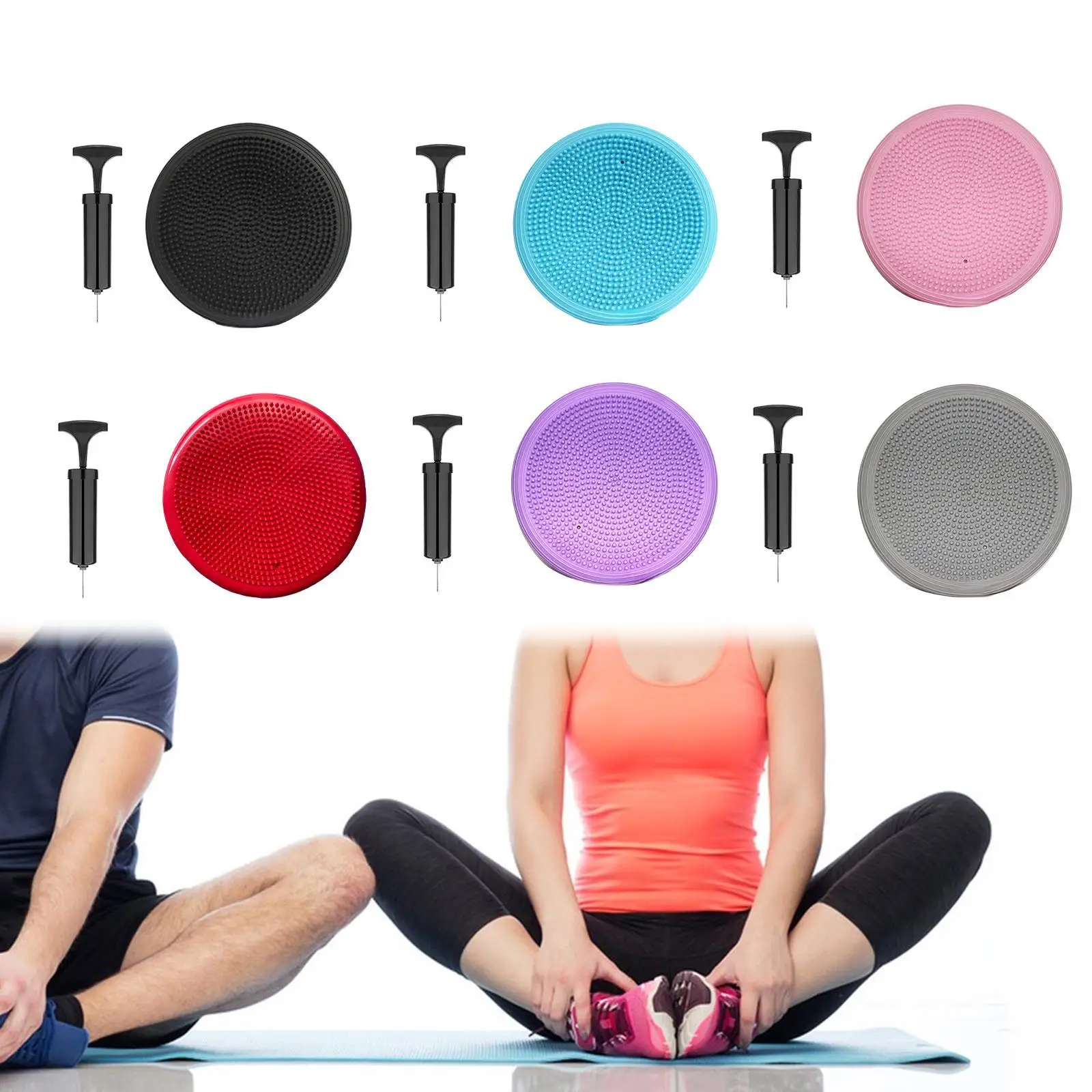 Wobble Cushion Stability Board Balance Pad for Exercise Inflatable Balance Disc Sensory Wiggle Pad for Kids for Training
Wobble Cushion Stability Board Balance Pad for Exercise Inflatable Balance Disc Sensory Wiggle Pad for Kids for Training