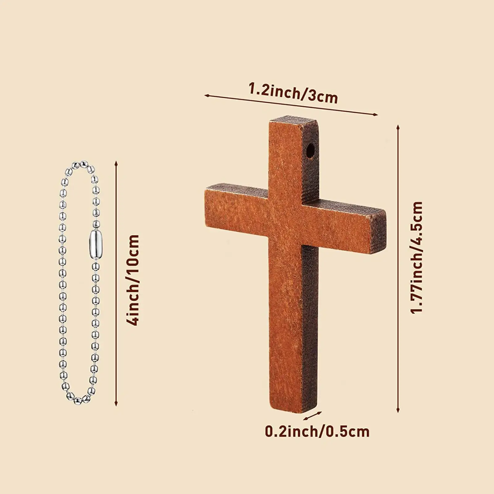 50x Cross Pendants DIY Craft Jewelry Making Crucifix Shaped Wooden Crucifix
50x Cross Pendants DIY Craft Jewelry Making Crucifix Shaped Wooden Crucifix